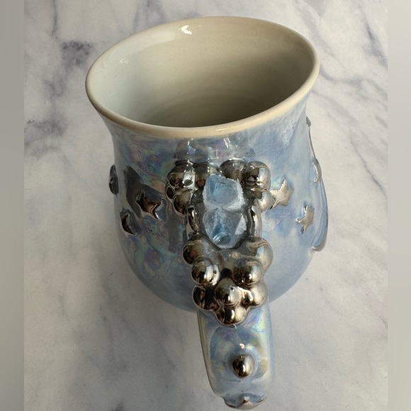 Jasmine Olivia Periwinkle White Gold Crystal Mug - Picture 2 of 6